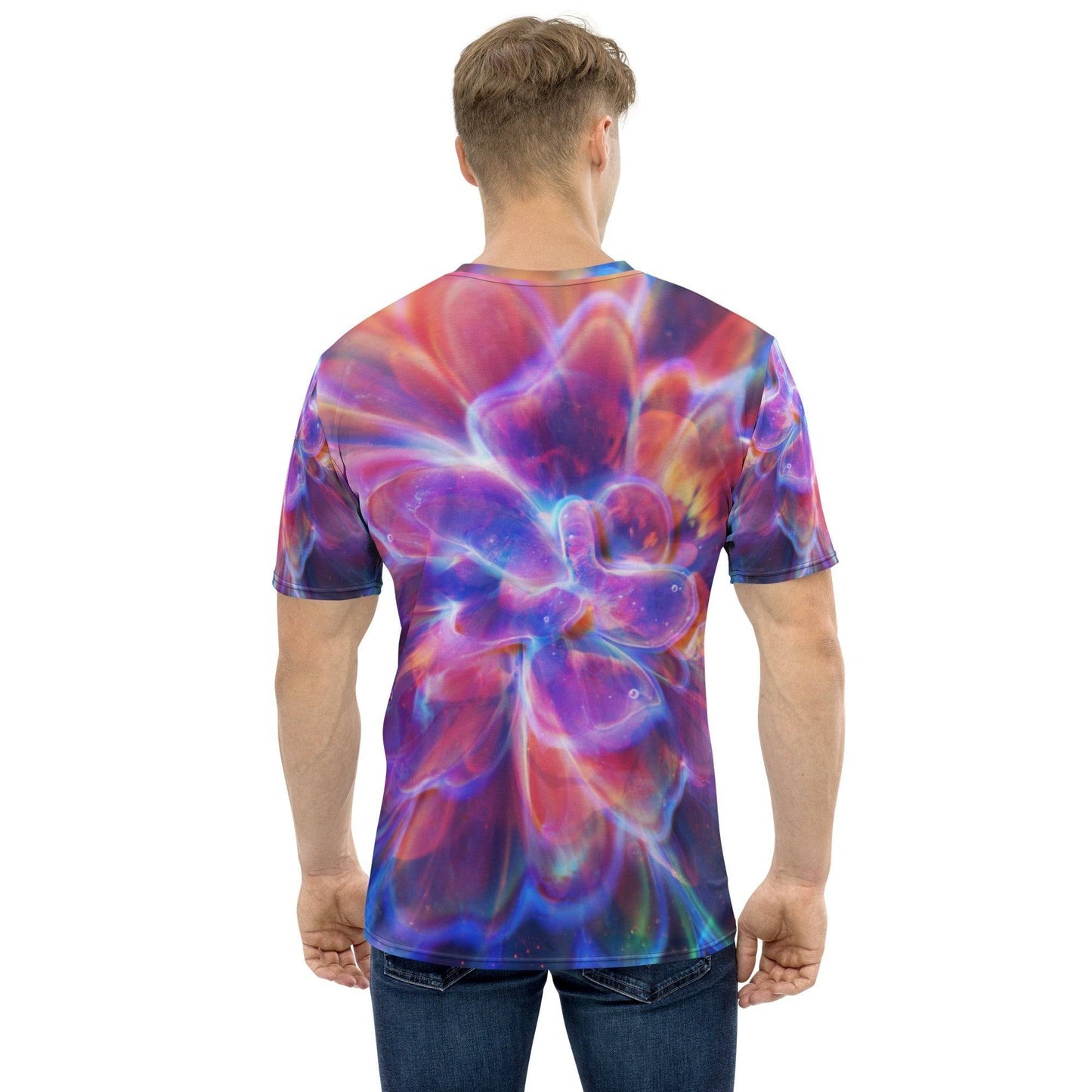 Men's t-shirt Rainbow Rhapsody by Dragonfire Glass DragonFireGlass