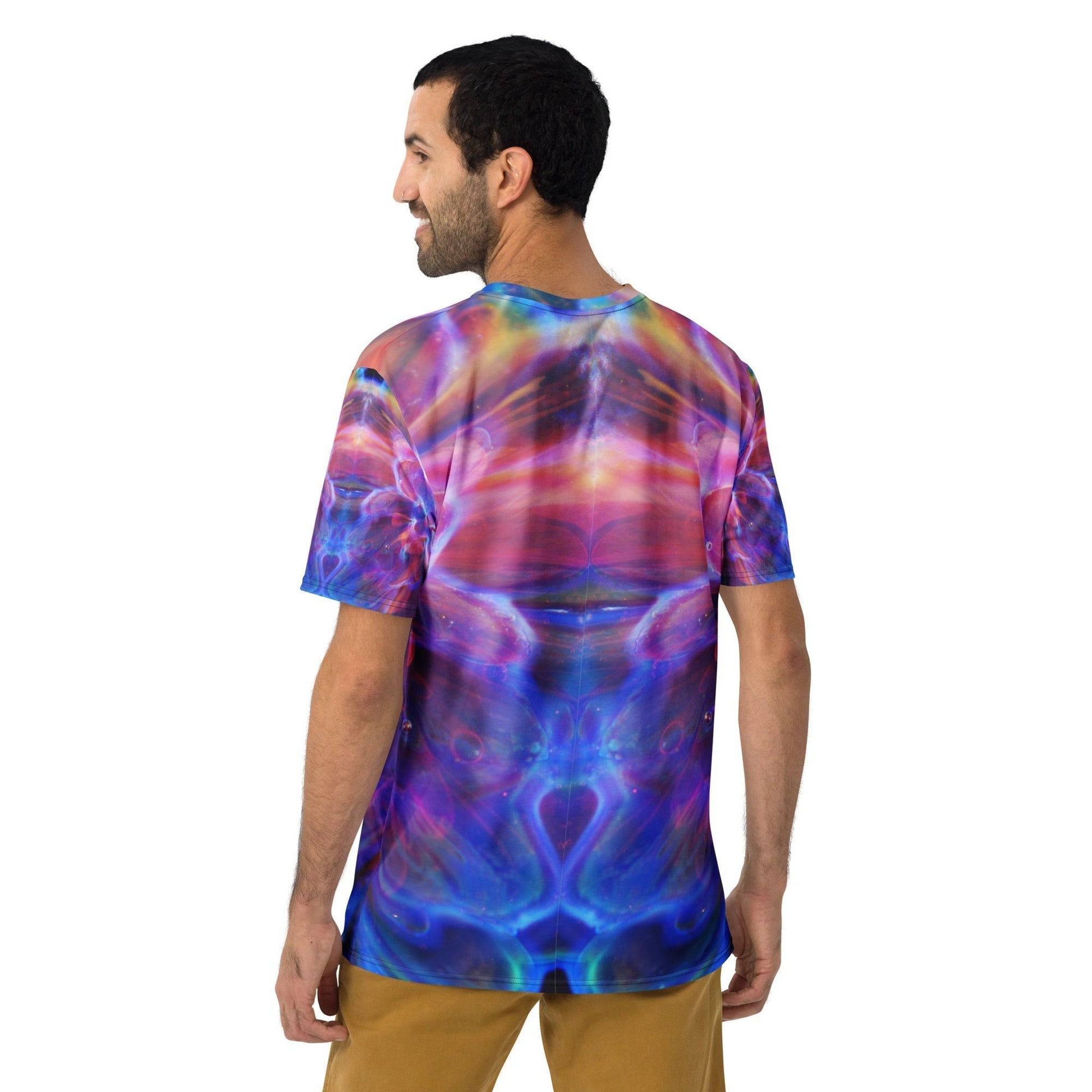 Men's t-shirt - Spectrum Splash DragonFireGlass