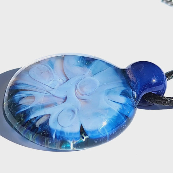 Video of Glass Pendant Necklace by DragonFire Glass